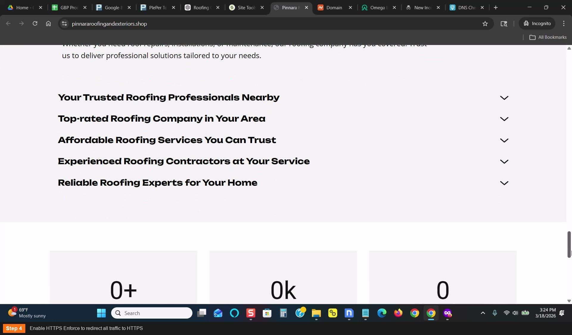 Enable HTTPS Enforce